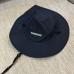 Navy Quicksilver bucket hat